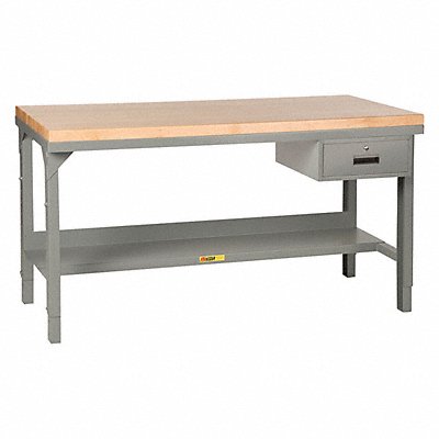 LITTLE GIANT WSJ23048AHDR Workbench Butcher Block 48 W 30 D