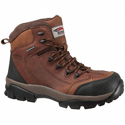 AVENGER SAFETY FOOTWEAR A7244SZ105W 6-Inch Work Boot W 10 1/2 Brown PR