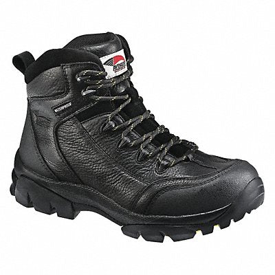 AVENGER SAFETY FOOTWEAR A7245SZ105W 6-Inch Work Boot W 10 1/2 Black PR