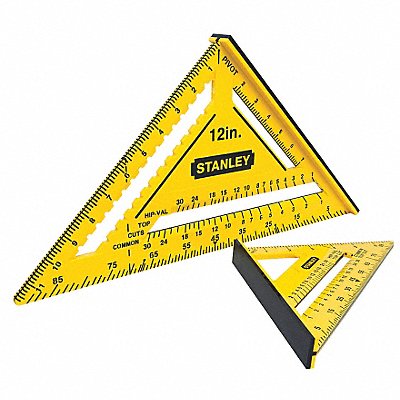 STANLEY STHT46010 Square ABS Yellow 7 In Graduations 8ths