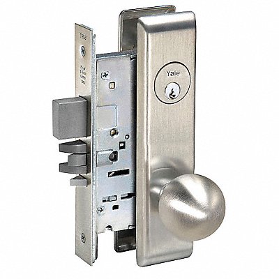 YALE 8831COCN626SAKEYWAY6PIN0BITTED Knob Lockset Mechanical Institution Gr 1