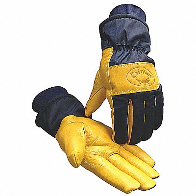 CAIMAN 13545 Cold Protection Gloves Navy/Gold PR