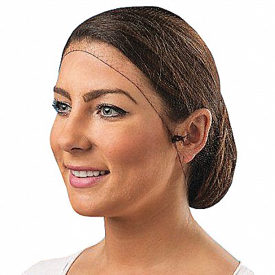CELLUCAP HN5DBM Hairnet L 26-1/2in dia Nylon Brown PK144