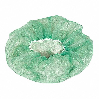 CELLUCAP BI4BGRM Bouffant Cap PP Green 21 in PK100