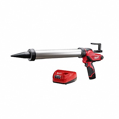 MILWAUKEE 244221 Caulk Gun Kit 12V DC 20 oz Enclosed