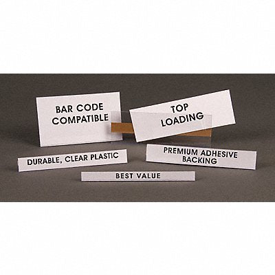 AIGNER INDEX OE0506 Label Holder Econ Strips 1/2INX6IN PK50