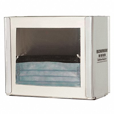 BOWMAN DISPENSERS FP120 Face Mask Dispenser Clear PETG Plastic