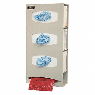 BOWMAN DISPENSERS PS0040212 Glove Box Dispenser 3 Boxes 1 Roll