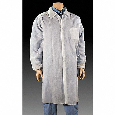 CELLUCAP 3317X Laboratory Coat XL White PP PK25