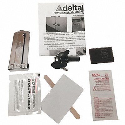 DELTA LOCK GRR1250ADEXPCSM1 Disc Tumbler Ratchet Lock PolishedChrome