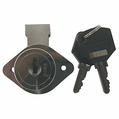 DELTA LOCK GDR1000L240PCSM1 Disc Tumbler Latchbolt Lock 7/8 in