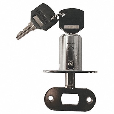 DELTA LOCK GSR1250T444PCSM2 Disc Tumbler Sliding Door Lock 1-1/4 in
