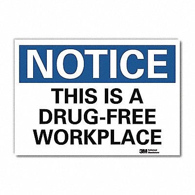 LYLE U51559RD7X5 Notice Sign 5inx7in Reflective Sheeting