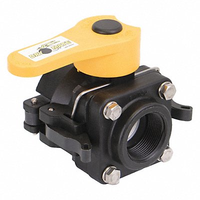BANJO DM150D Manual 2-Way Ball Valve NPT Polypro