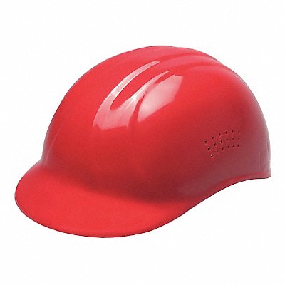 ERB SAFETY 67 J5343 Bump Cap Baseball Pinlock Red