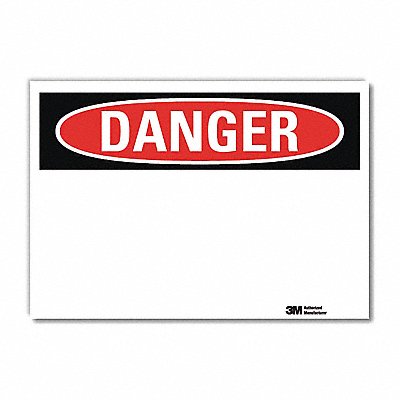 LYLE U31059RD14X10 Danger Sign 10inx14inReflective Sheeting