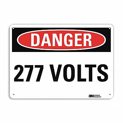 LYLE U31074RA14X10 Danger Sign 10 in x 14 in Aluminum