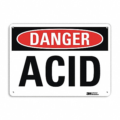 LYLE U31086NA14x10 Danger Sign 10 in x 14 in Aluminum