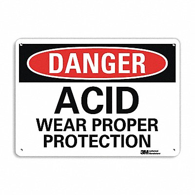 LYLE U31093NP14X10 Danger Sign 10 in x 14 in Plastic