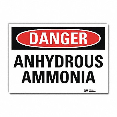 LYLE U31103RD10X7 Danger Sign 7inx10in Reflective Sheeting