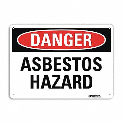 LYLE U31114NA14x10 Danger Sign 10 in x 14 in Aluminum
