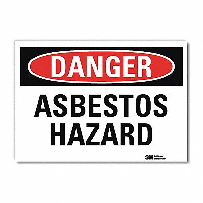 LYLE U31114RD7X5 Danger Sign 5inx7in Reflective Sheeting