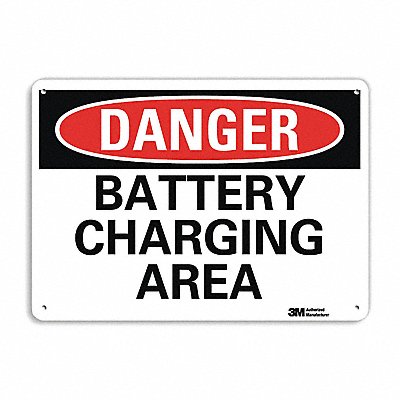 LYLE U31124RA14X10 Danger Sign 10 in x 14 in Aluminum