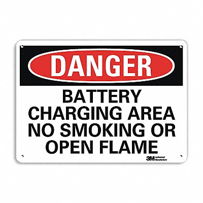 LYLE U31126NA14x10 Danger Sign 10 in x 14 in Aluminum