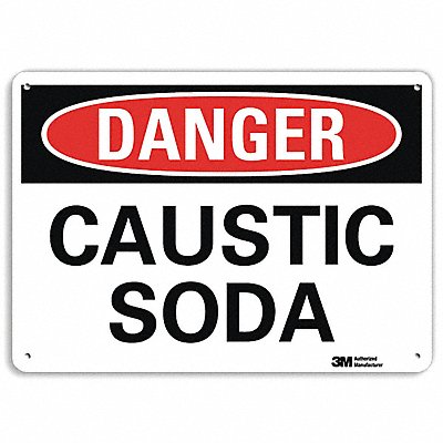 LYLE U31158NA10x7 Danger Sign 7 in x 10 in Aluminum