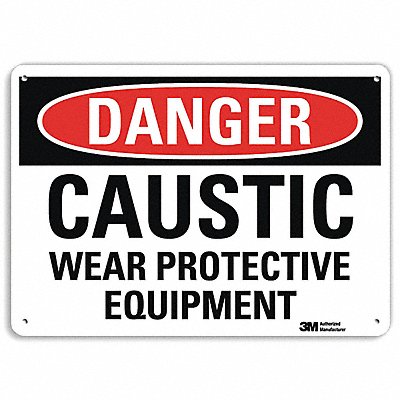 LYLE U31161NA10x7 Danger Sign 7 in x 10 in Aluminum