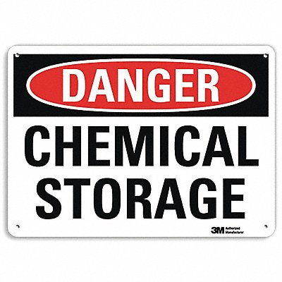 LYLE U31163RA14X10 Danger Sign 10 in x 14 in Aluminum