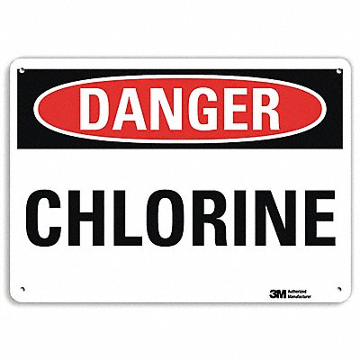 LYLE U31172RA14X10 Danger Sign 10 in x 14 in Aluminum