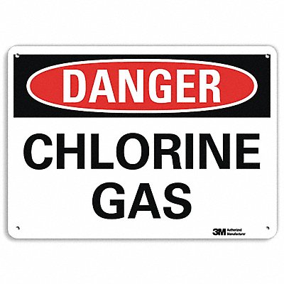 LYLE U31173NP14X10 Danger Sign 10 in x 14 in Plastic