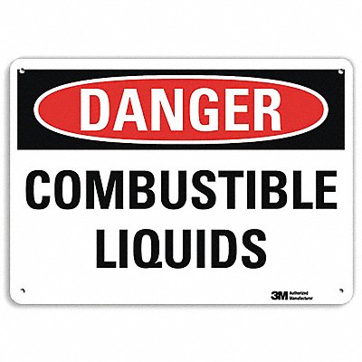 LYLE U31183RA14X10 Danger Sign 10 in x 14 in Aluminum