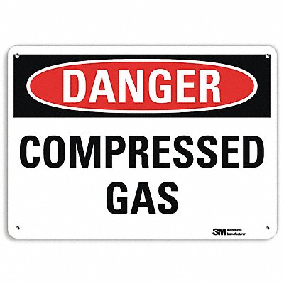 LYLE U31186NA14x10 Danger Sign 10 in x 14 in Aluminum