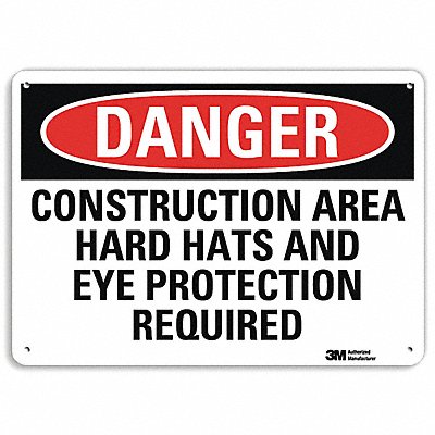 LYLE U31241NP14X10 Danger Sign 10 inx14 in Plastic
