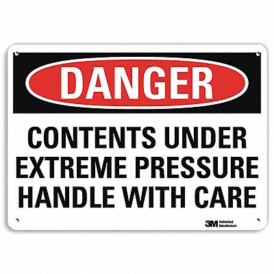 LYLE U31266NP14X10 Danger Sign 10 inx14 in Plastic