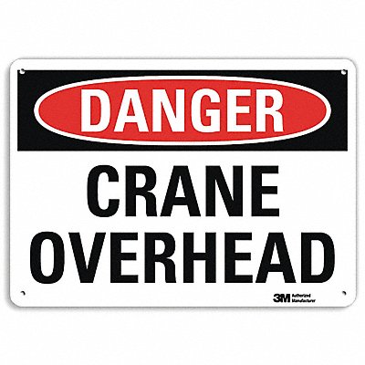 LYLE U31279NP14X10 Danger Sign 10 inx14 in Plastic
