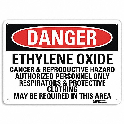 LYLE U31429RA14X10 Danger Sign 10 in x 14 in Aluminum