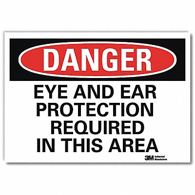 LYLE U31443RD14X10 Danger Sign 10inx14inReflective Sheeting