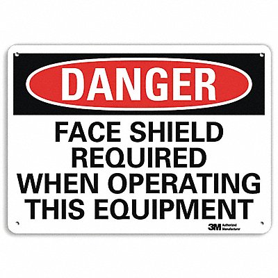 LYLE U31457NP14X10 Danger Sign 10 inx14 in Plastic