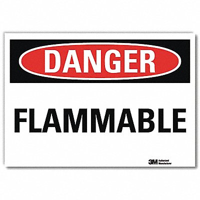 LYLE U31471RD14X10 Danger Sign 10inx14inReflective Sheeting
