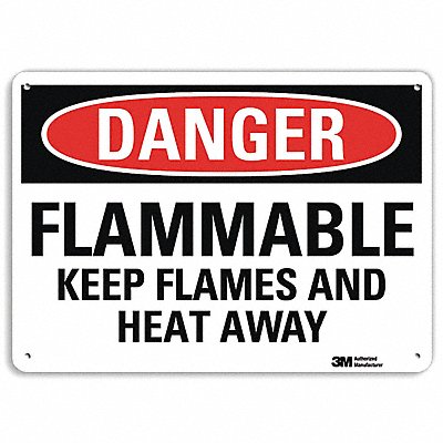 LYLE U31482NP14X10 Danger Sign 10 in x 14 in Plastic