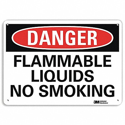 LYLE U31485NP14X10 Danger Sign 10 inx14 in Plastic