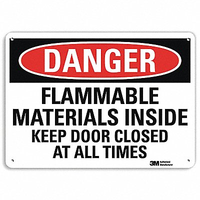 LYLE U31499NP10X7 Danger Sign 7 inx10 in Plastic