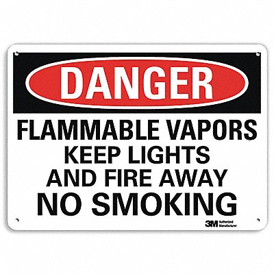 LYLE U31509NA14x10 Danger Sign 10 in x 14 in Aluminum