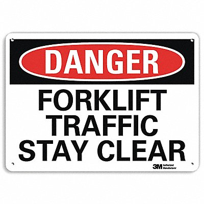 LYLE U31515RA10X7 Danger Sign 7 in x 10 in Aluminum