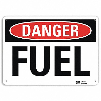 LYLE U31520RA10X7 Danger Sign 7 in x 10 in Aluminum
