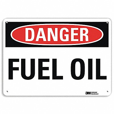 LYLE U31521RA14X10 Danger Sign 10 in x 14 in Aluminum