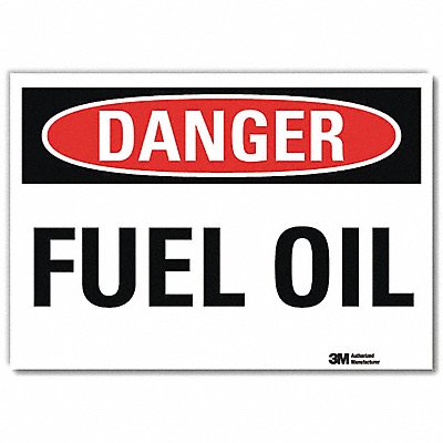 LYLE U31521RD7X5 Danger Sign 5inx7in Reflective Sheeting